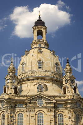 Frauenkirche Dresden Saxony Germany