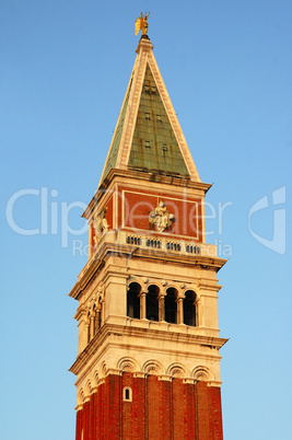 Clock tower Venice Italy