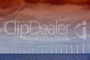 Off-shore Wind Turbines Middelgrund