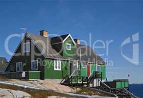 Traditional Greenland Fishing House