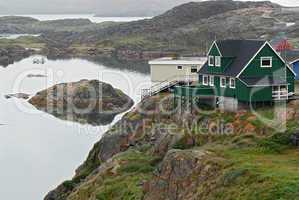 Traditional Greenland Fisher House