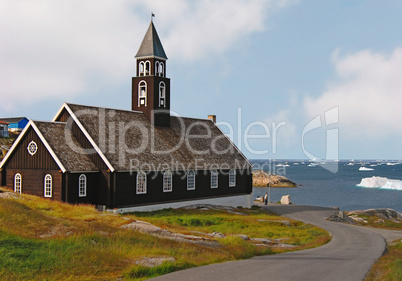 Traditional Greenland Wood Church