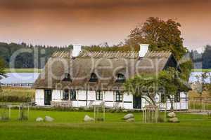 Rural thatched house