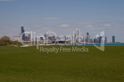 Daytime view of Chicago Skyline