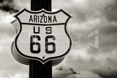 historic route 66 sign