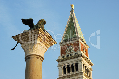 San Mark clocktower, Venice