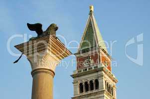 San Mark clocktower, Venice