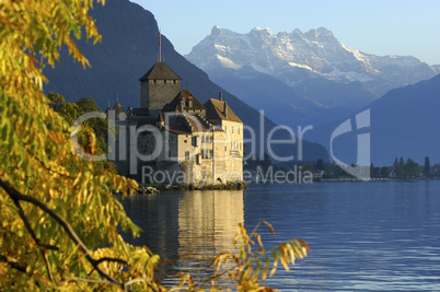 Castle Chillon Montreux, Switzerla