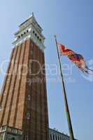 Bell tower at San Marco Venice Ital