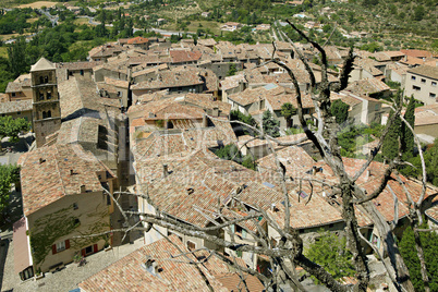 Roofs of Moustier Sante Marie