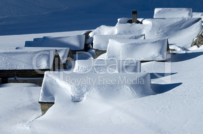 Winter in the mountains