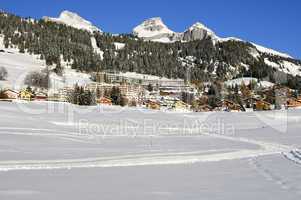 Snow resort Leysin