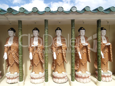 Buddha images at Chinese temple