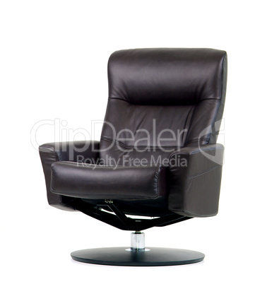 Black swivel recliner