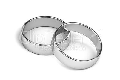 Silver Wedding rings