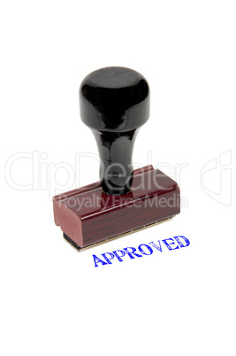 Approved Rubber stamp