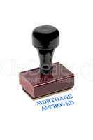 Mortgage approved Rubber stamp