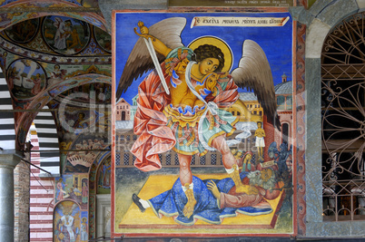 Frescoes of Nativity Church, Rila M