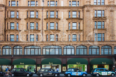 Harrods, a very expensive shopping