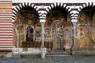 Frescoes of Nativity Church, Rila M