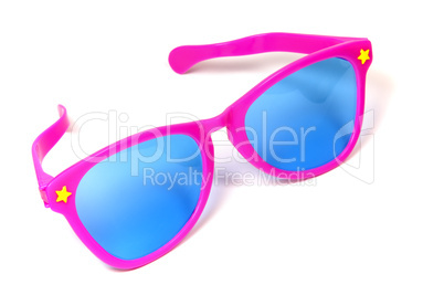 Large toy plastic sunglasses