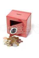 Red money box