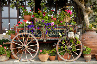 Bulgarian traditional horse cart