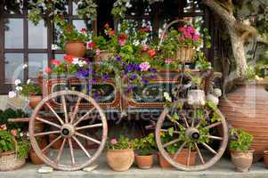 Bulgarian traditional horse cart