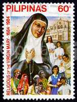 Postage stamp Philippines 1984 Order of Virgin Mary