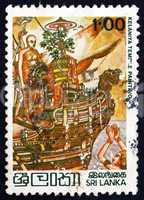 Postage stamp Sri Lanka 1979 Princess Theri Sanghamitta