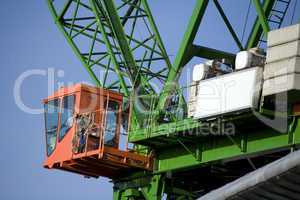 Green Construction Crane