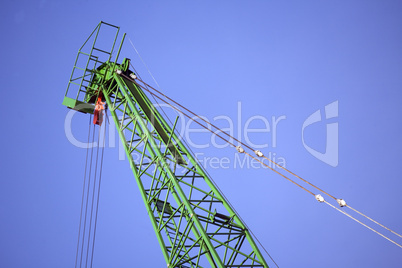 Green Construction Crane