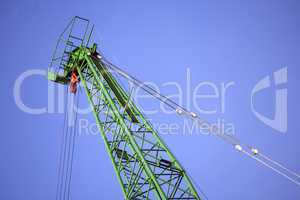 Green Construction Crane