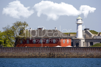 Lighthouse in Copenhagen harbour