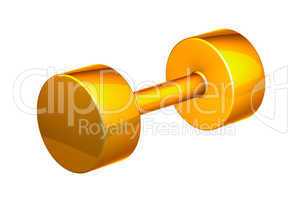 Golden dumbbell