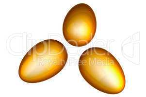 3 Golden eggs