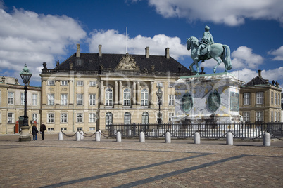 The Royal Palace Amalienborg in Cop