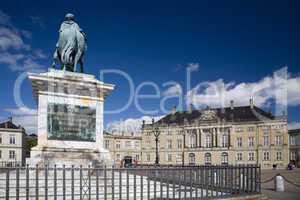 The Royal Palace Amalienborg in Cop