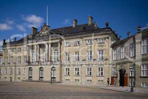 The Royal Palace Amalienborg in Cop