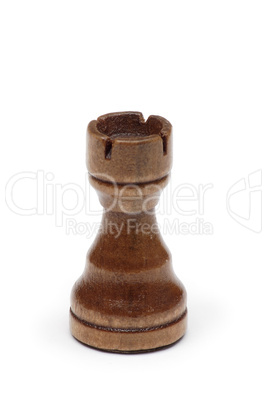 Wooden Chess piece rook