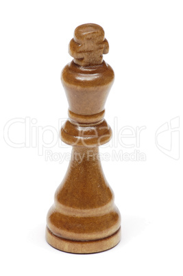 Wooden Chess piece king