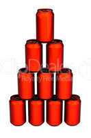 Stack of tin cans