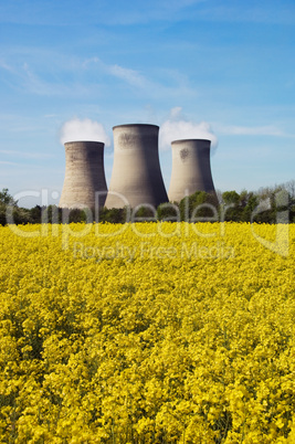 Cooling towers of electricity produ