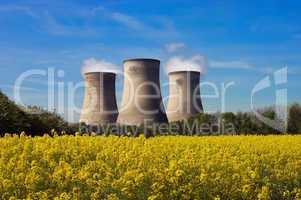 Cooling towers of electricity produ