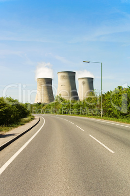 Cooling towers of electricity produ