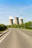 Cooling towers of electricity produ