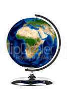 Globe showing Africa Europe Middle