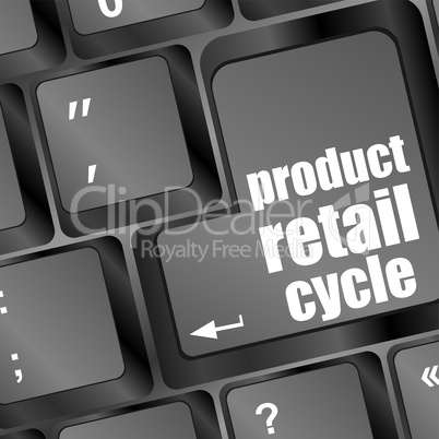 product retail cycle key in place of enter key