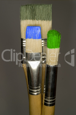 Colorful paint brush