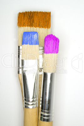 Colorful paint brush